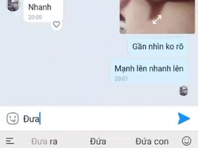 Bé Yến Nhi nứng quá gọi ngay cho anh bồ để xem móc cua