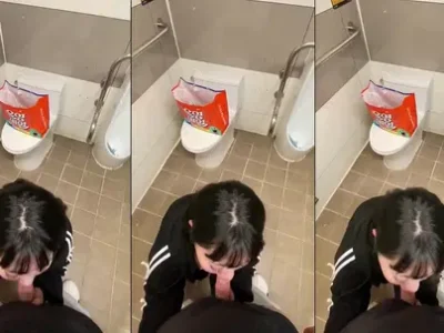 Lén lút bú cu trong wc dâm quá thể
