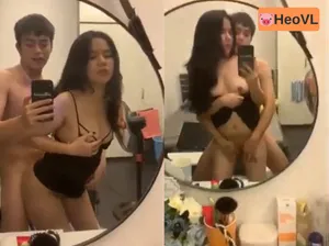 Nện em ghệ trước gương sướng rên đê mê quá đi