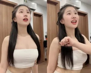 Lộ clip sex tiktoker Tiểu Hý bú cặc bạn trai cực sung