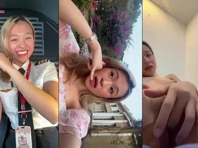 Cô nữ phi công quay clip thẩm du khiêu gợi