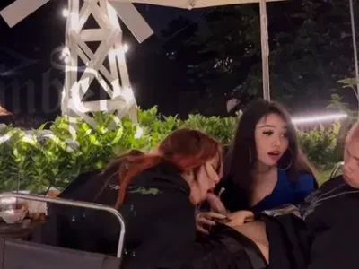 Rủ bạn trai đi cà phê dẫn thêm gái thay nhau bú cu cực chill