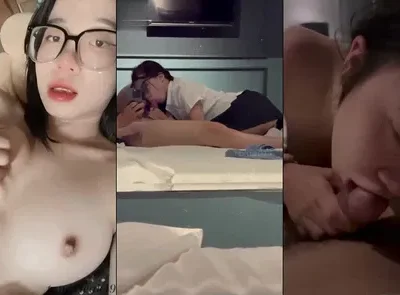 Em sinh viên kính cận dâm quá bú con cặc anh say mê