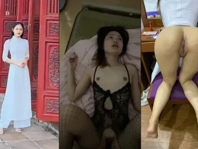 Mặc đồ lưới sexy chổng bím dập sướng không che