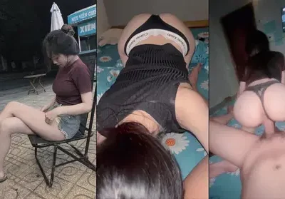 Chịch cô sinh viên mặc đồ lót lọt khe sexy gạ dập cu vào